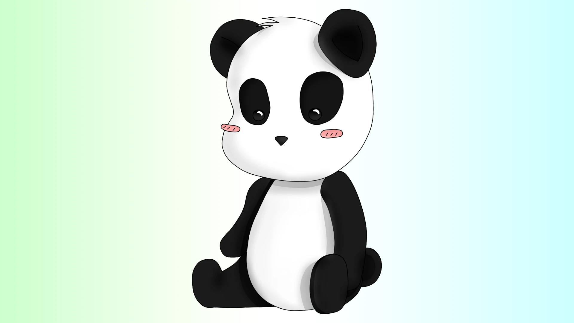 Dessin d'un panda