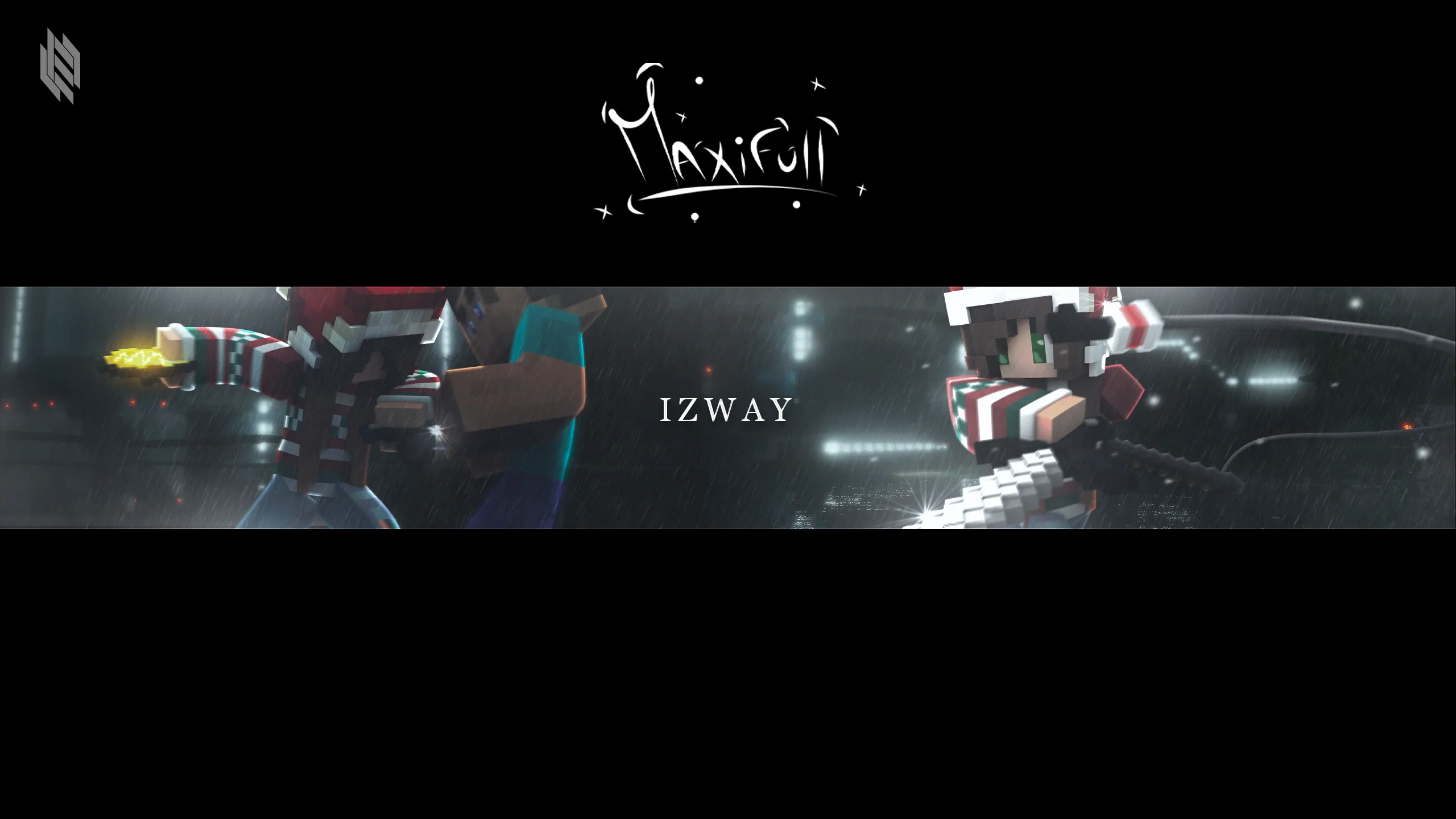 Bannière YouTube Izway Minecraft