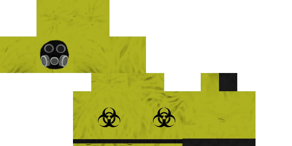 Texture de la color map de l'armure Hazmat