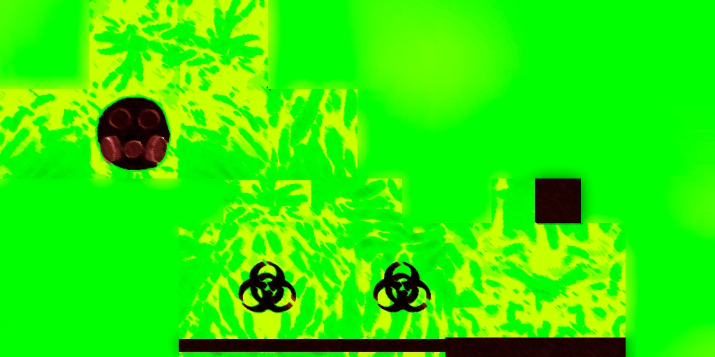 Texture de l'ambient occlusion map de l'armure Hazmat