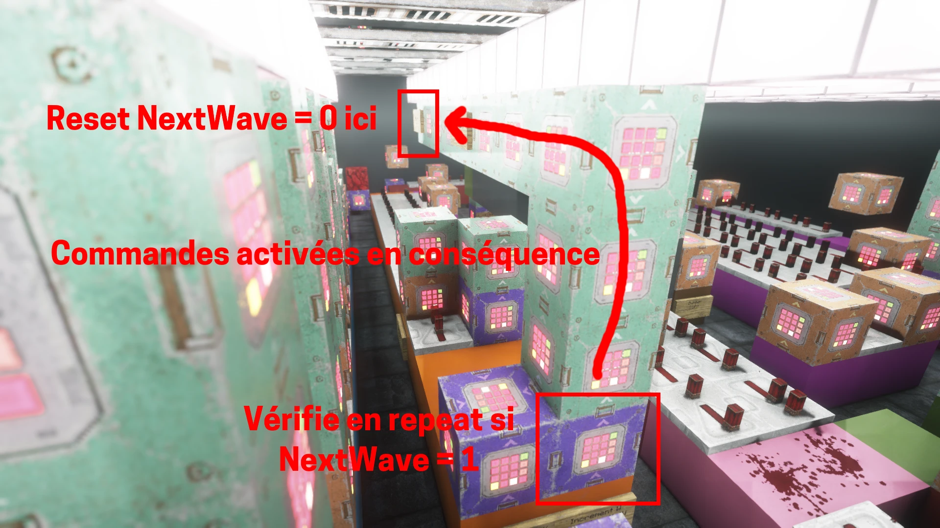 Système de comptage de zombies tués et vérification pour lancer la manche suivante