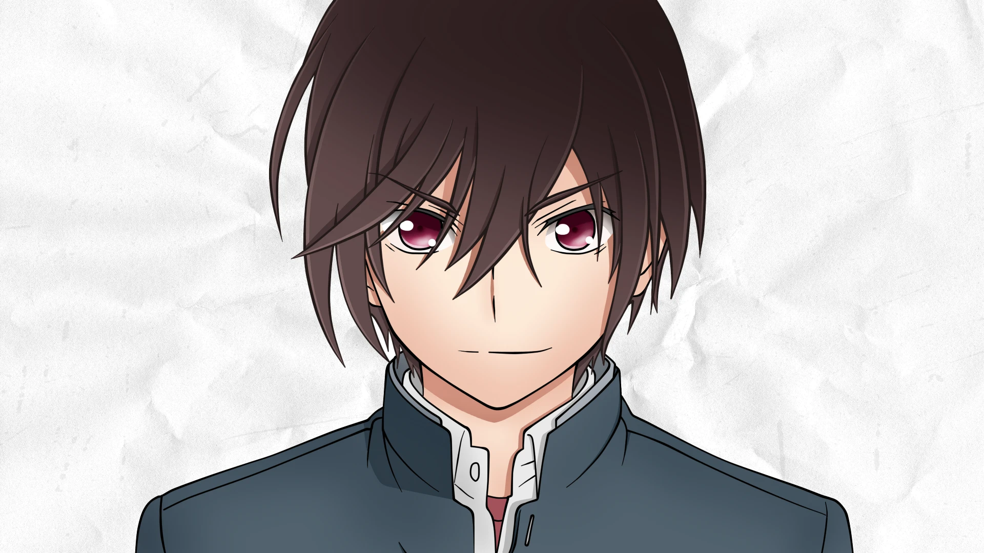 Dessin de Yu Otosaka, personnage de l'anime Charlotte