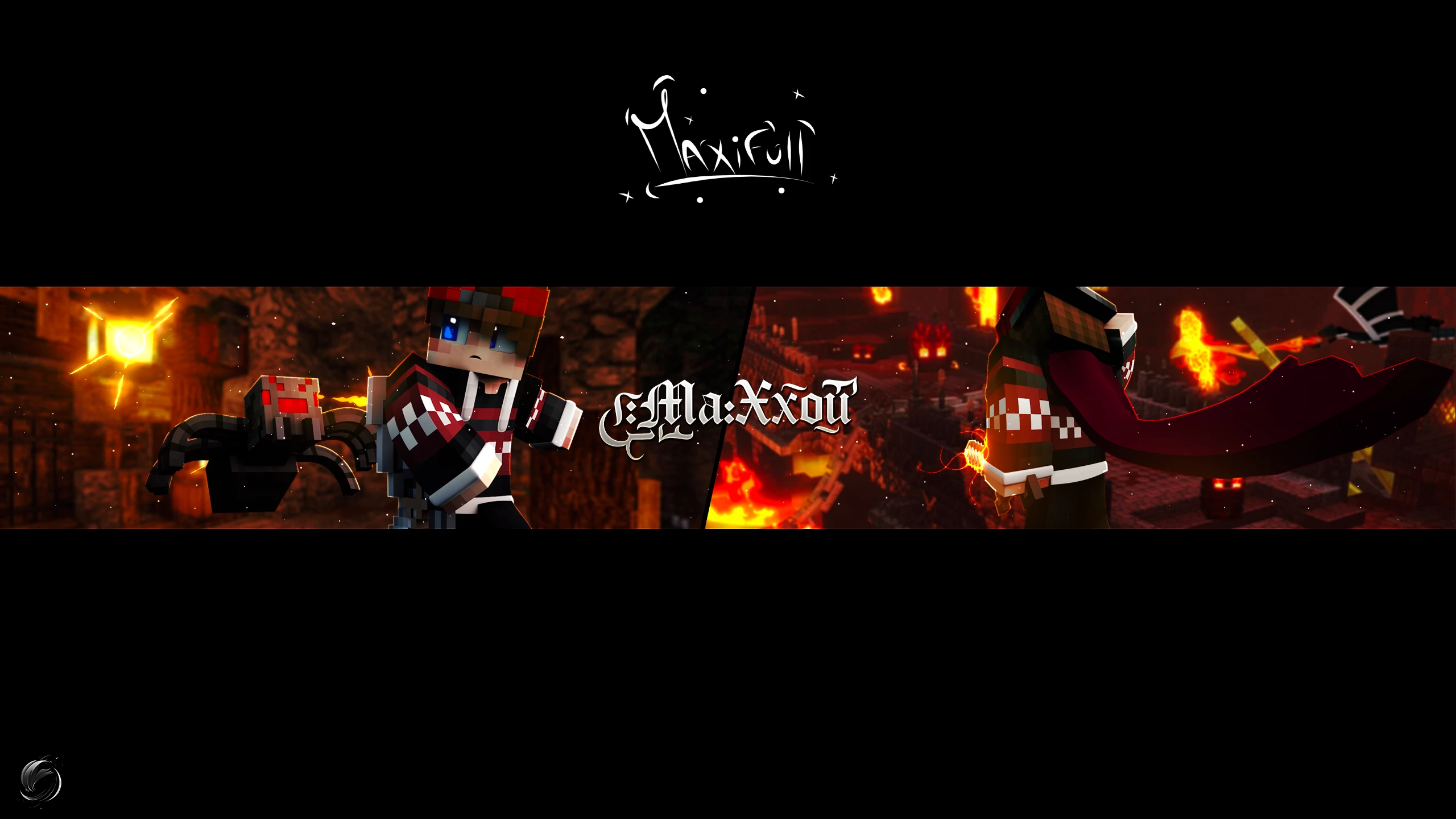 Bannière YouTube Minecraft