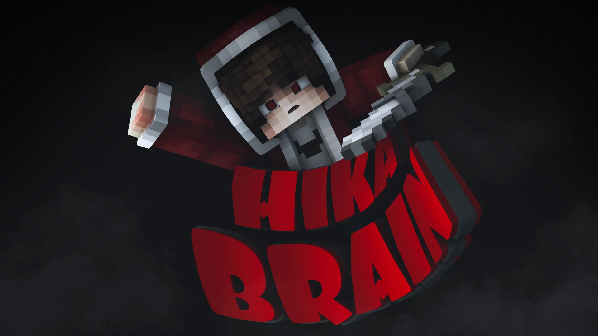 Render 3D Minecraft Hikabrain pour Siowzi