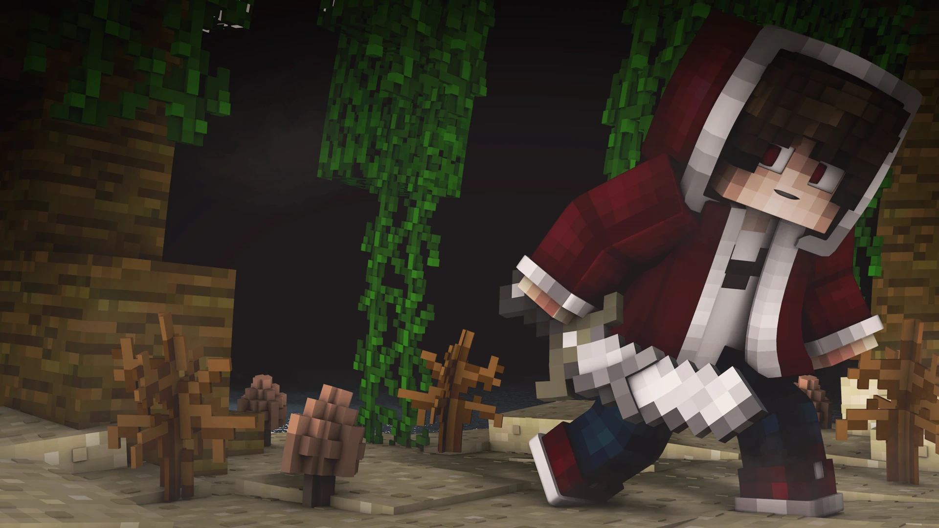 Render 3D Minecraft Wallpaper pour Siowzi