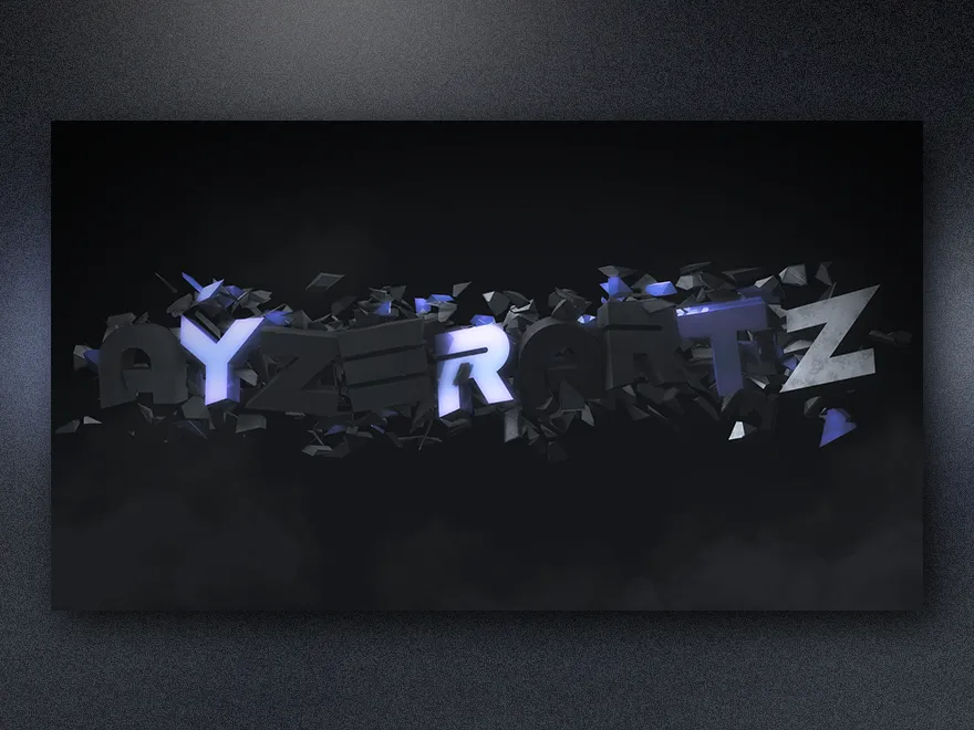 Image du projet Render 3D - Texte d'une team pour graphiste