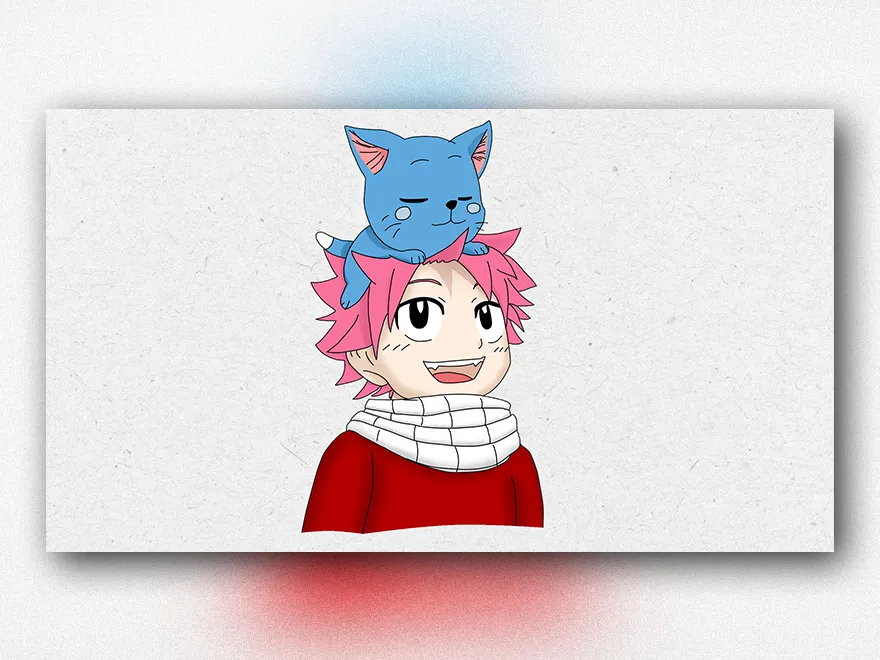 Image du projet Dessin de Natsu et Happy - Personnages de l'anime Fairy Tail