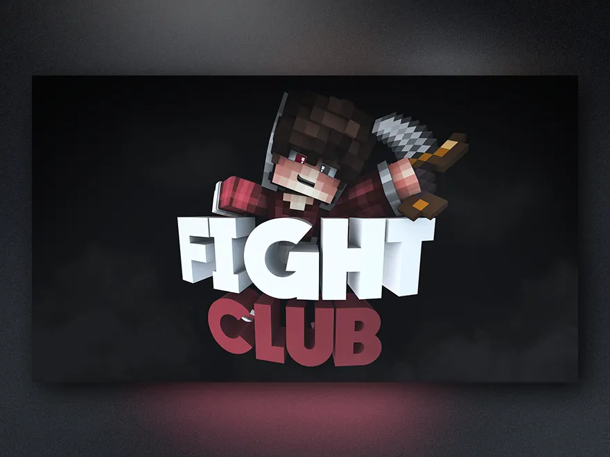 Image du projet Render 3D pour miniature Minecraft Fightclub - Pour EasiWeb