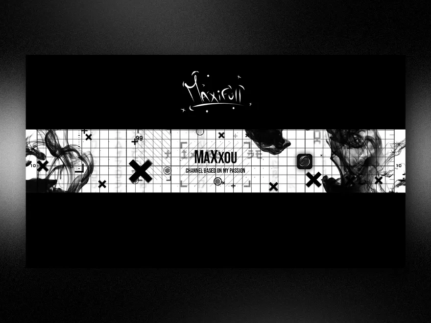 Image du projet Bannière YouTube dans le style Print Stream