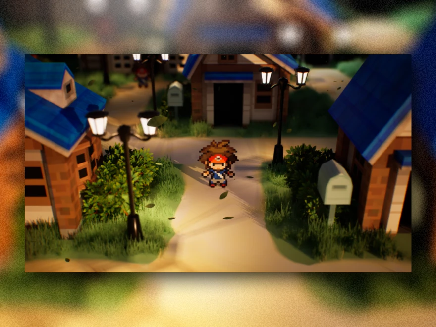 Image du projet 2D/3D hybrid Top Down Pokemon Game - sous Unreal Engine 5